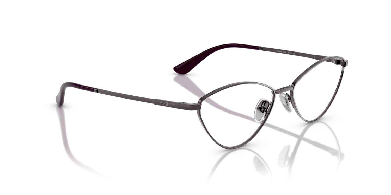 Eyeglasses Vogue VO 4325 (5149) color viola chiaro shape irregular lenses lente demo