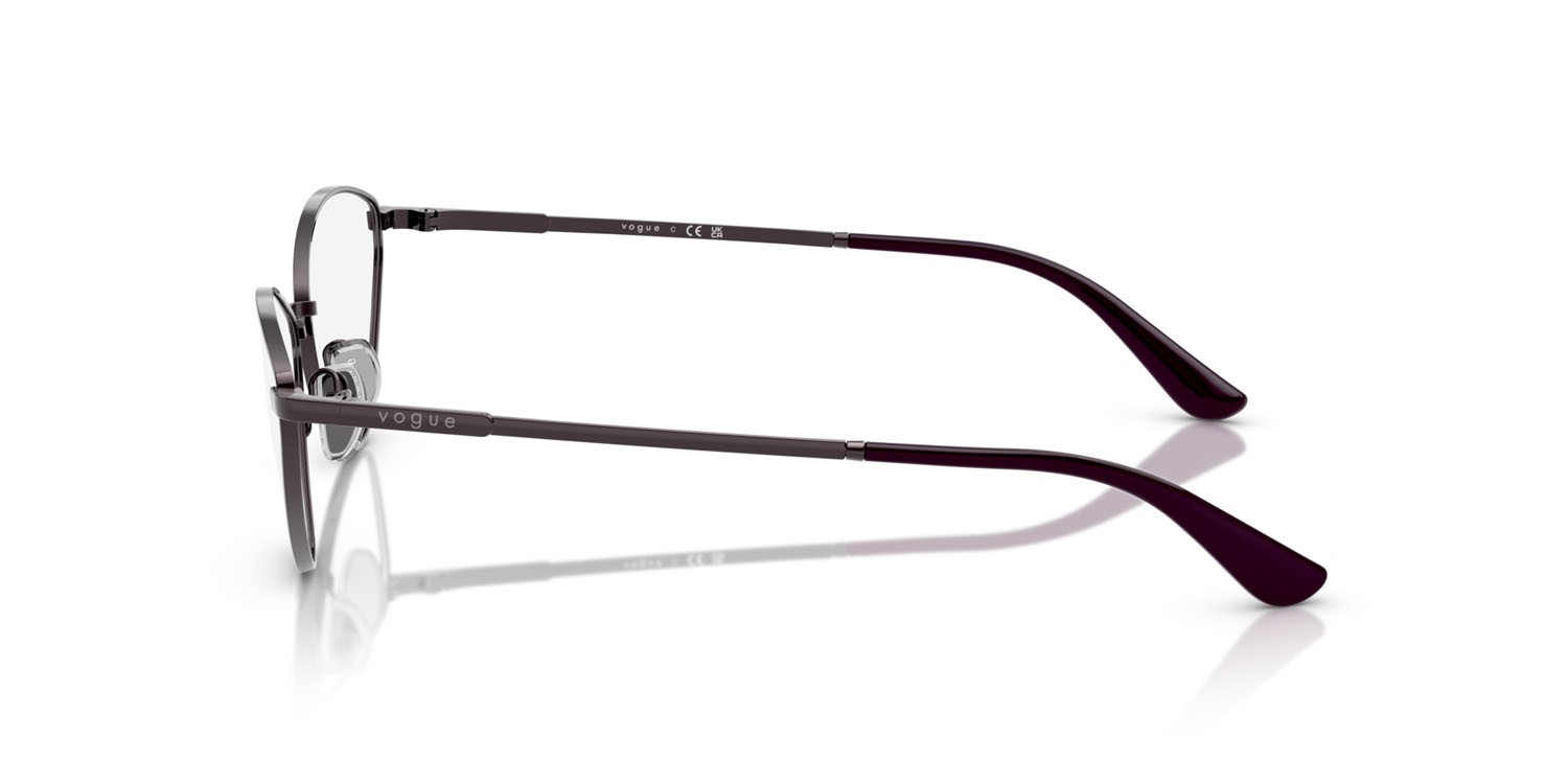 Eyeglasses Vogue VO 4325 (5149) color viola chiaro shape irregular lenses lente demo