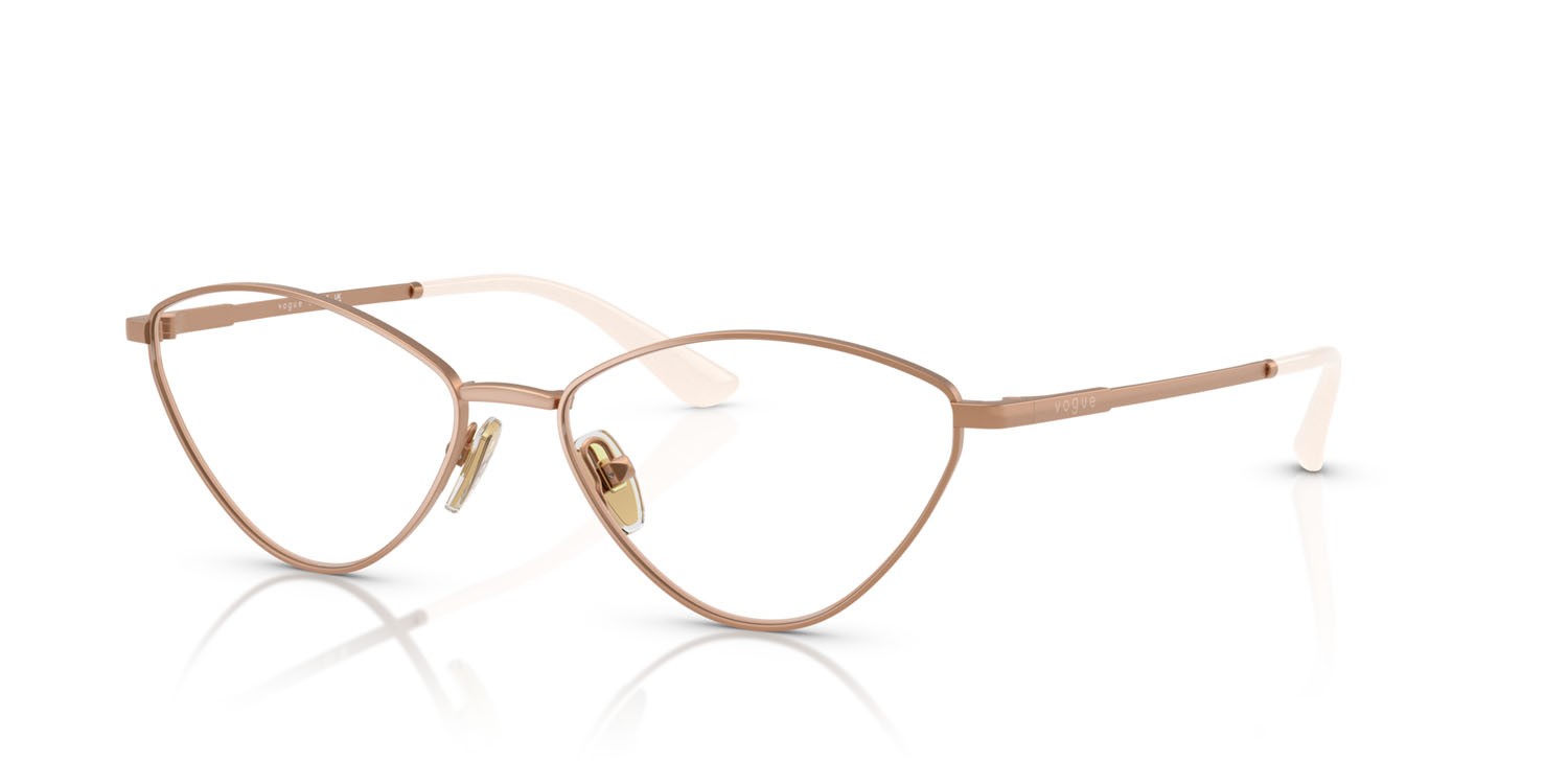 Occhiali da vista Vogue VO 4325 (5152) colore oro rose forma irregolare lenti lente demo