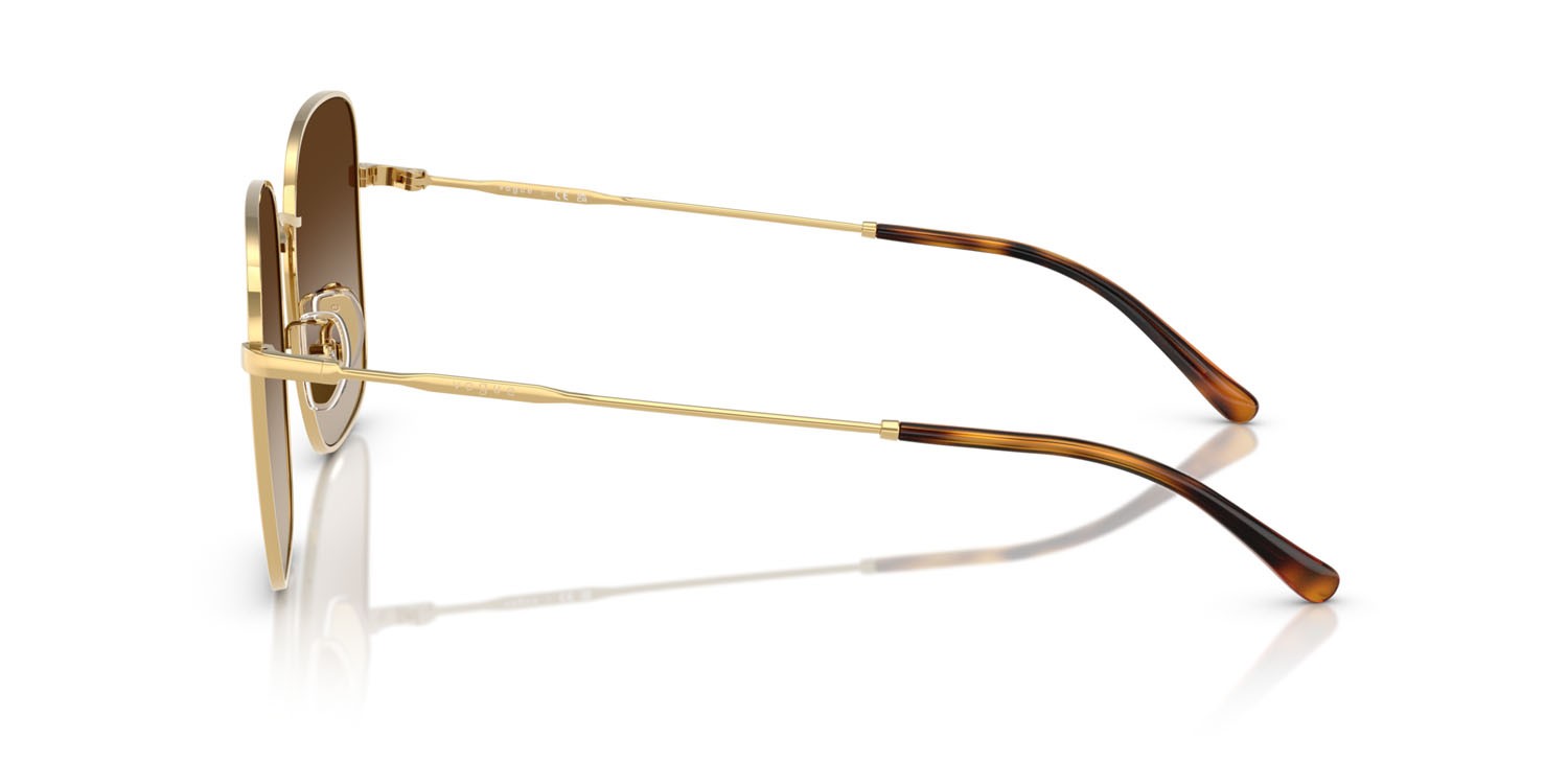Sunglasses Vogue VO 4327SD (280/13) color oro shape square lenses marrone sfumato