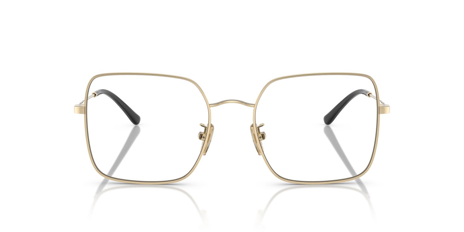Occhiali da vista Vogue VO 4328D (848) colore oro pallido forma quadrato lenti lente demo