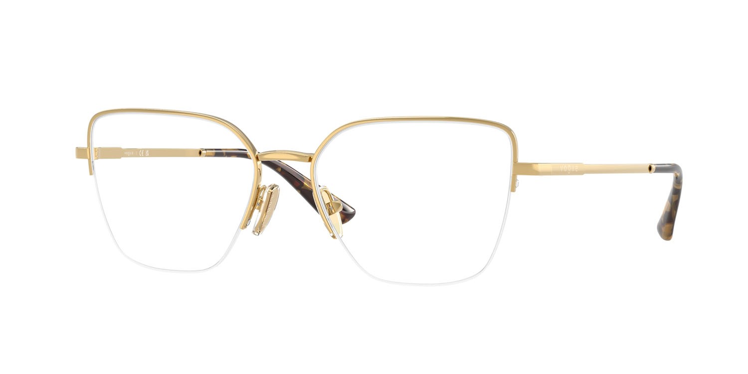 Occhiali da vista Vogue VO 4331 (280) colore oro forma farfalla lenti lente demo