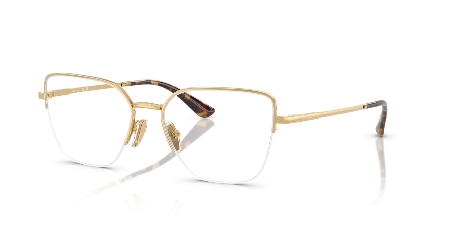 Occhiali da vista Vogue VO 4331 (280) colore oro forma farfalla lenti lente demo