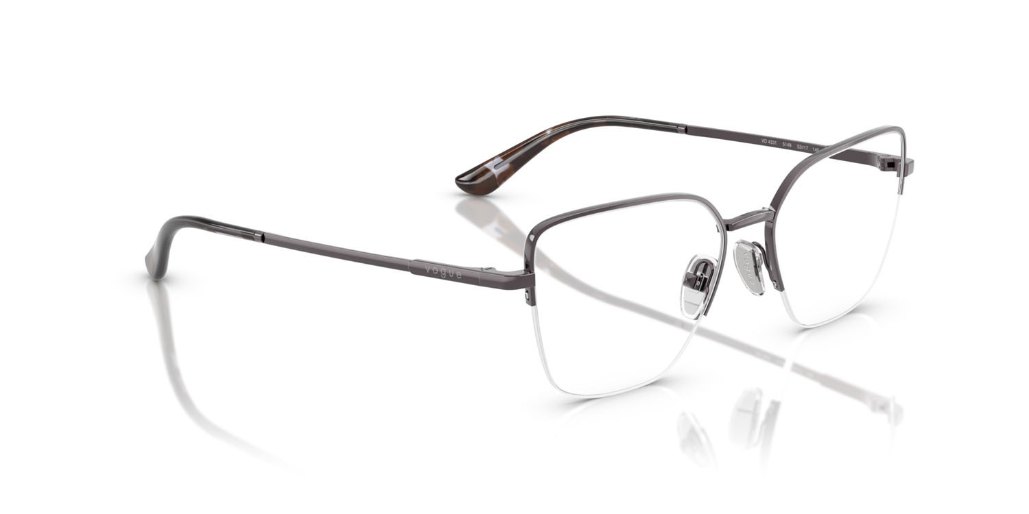 Eyeglasses Vogue VO 4331 (5149) color viola chiaro shape butterfly lenses lente demo