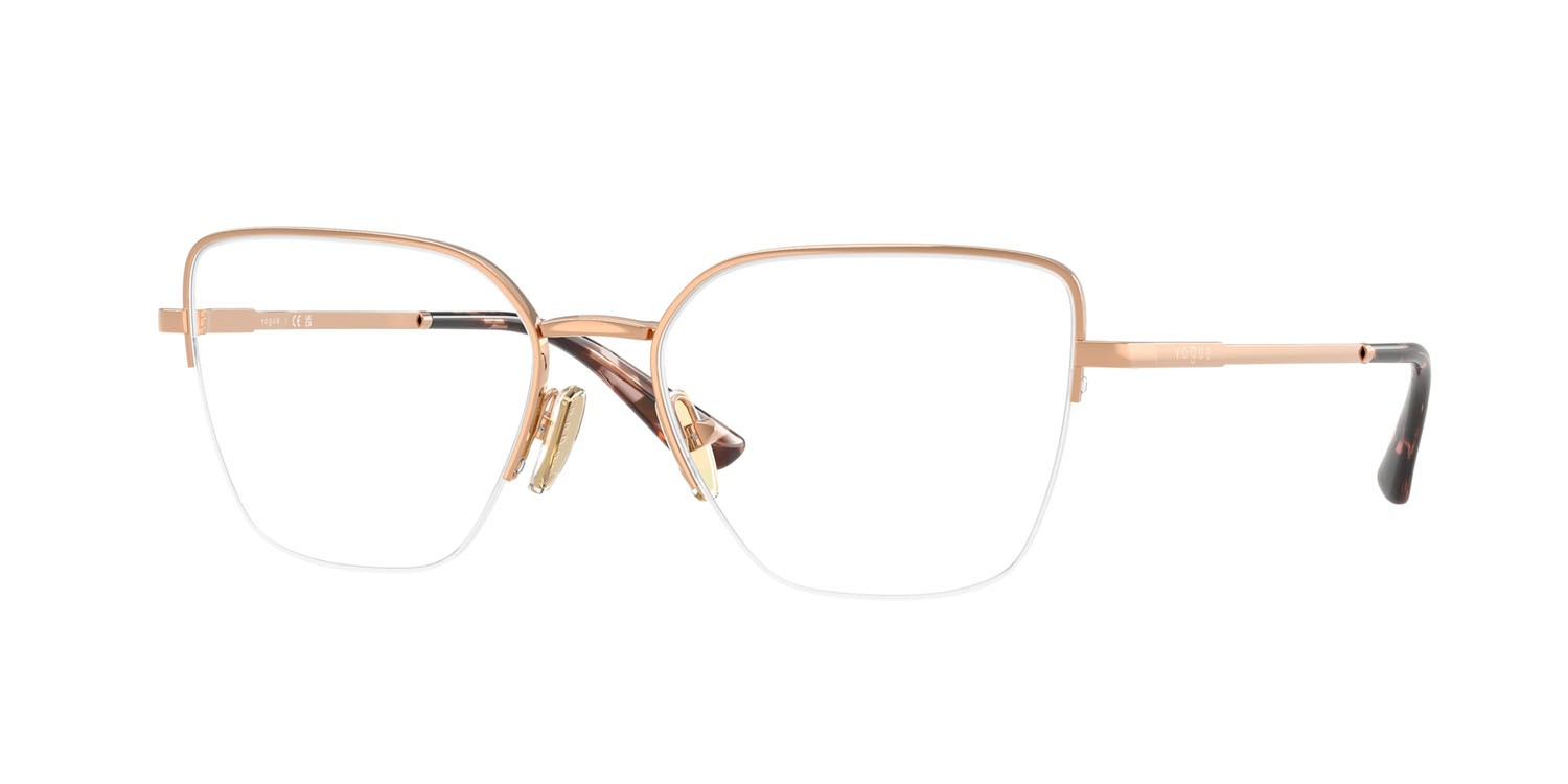 Occhiali da vista Vogue VO 4331 (5152) colore oro rose forma farfalla lenti lente demo