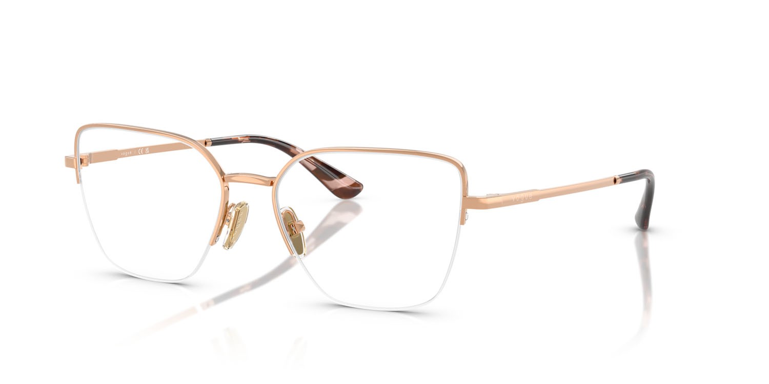 Occhiali da vista Vogue VO 4331 (5152) colore oro rose forma farfalla lenti lente demo
