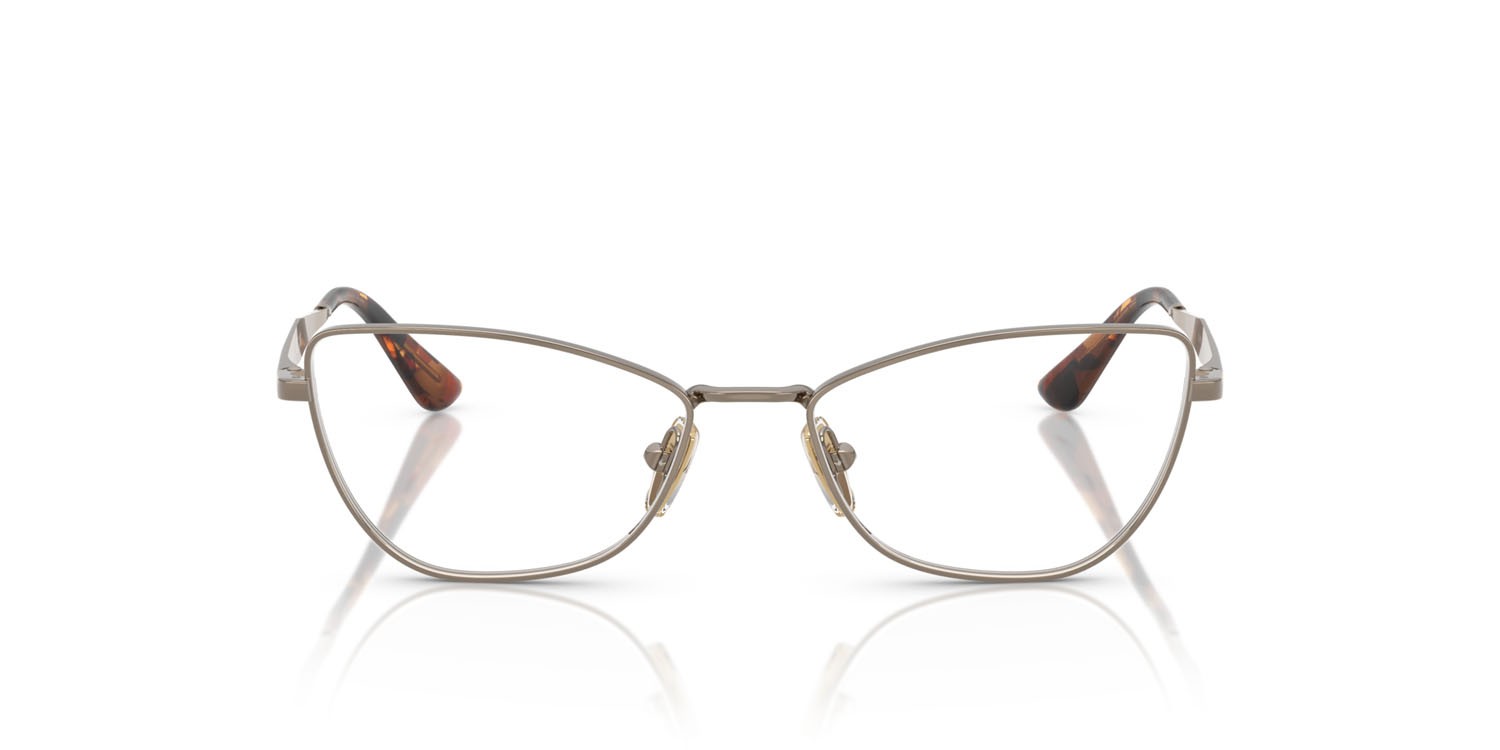 Eyeglasses Vogue VO 4333 (5138) color marrone chiaro shape butterfly lenses lente demo