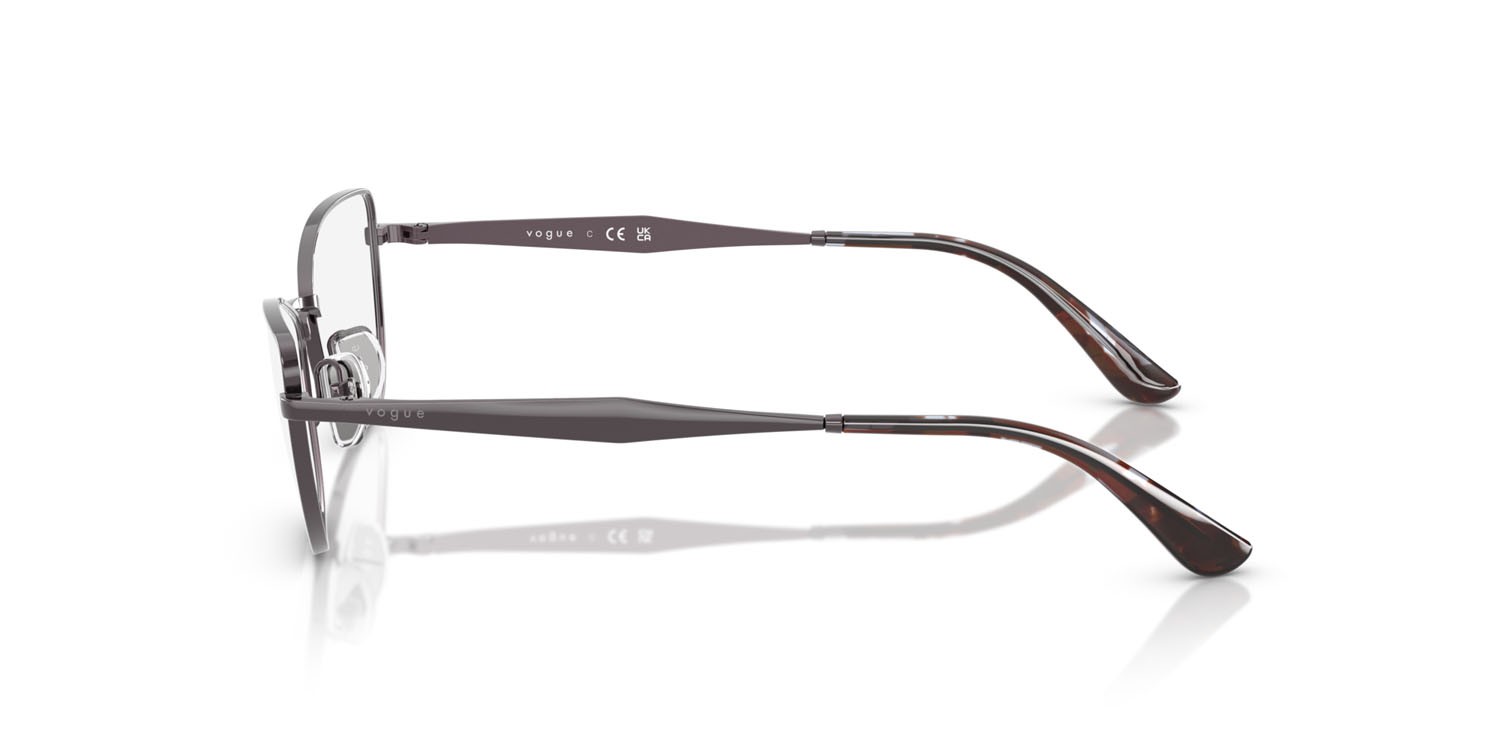 Occhiali da vista Vogue VO 4333 (5149) colore viola chiaro forma farfalla lenti lente demo