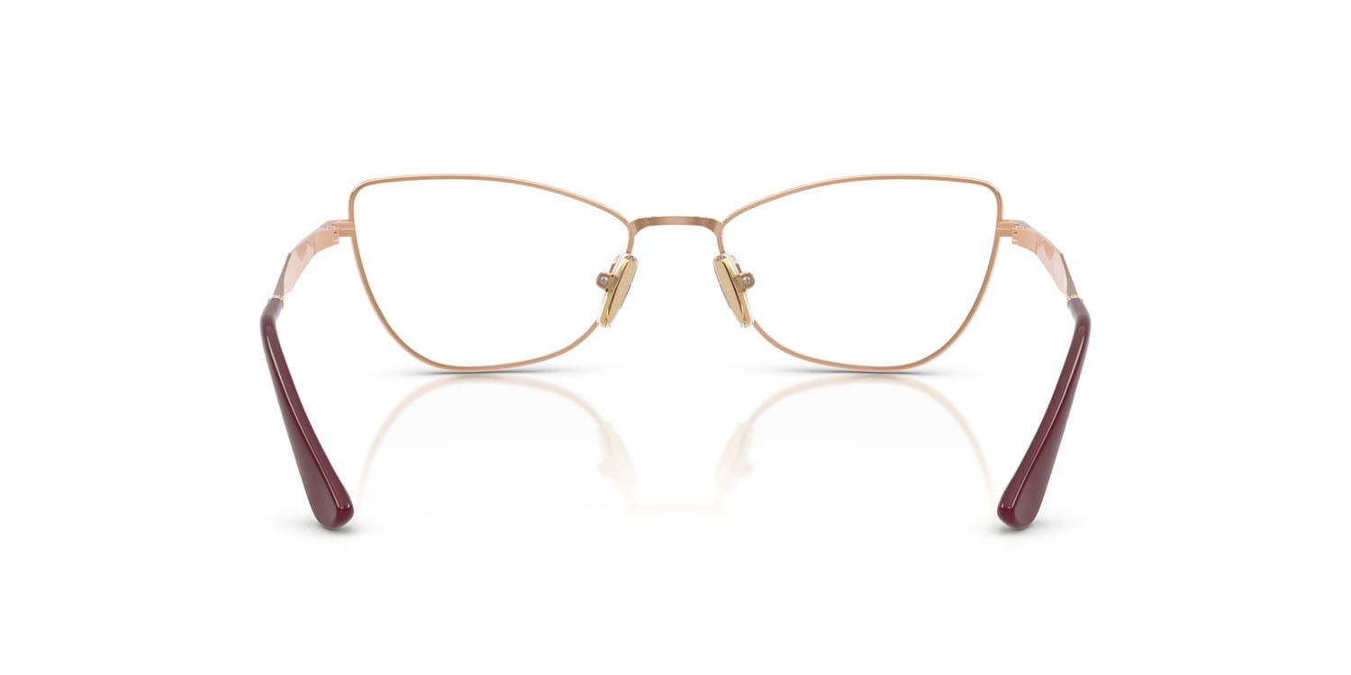 Eyeglasses Vogue VO 4333 (5152) color oro rose shape butterfly lenses lente demo