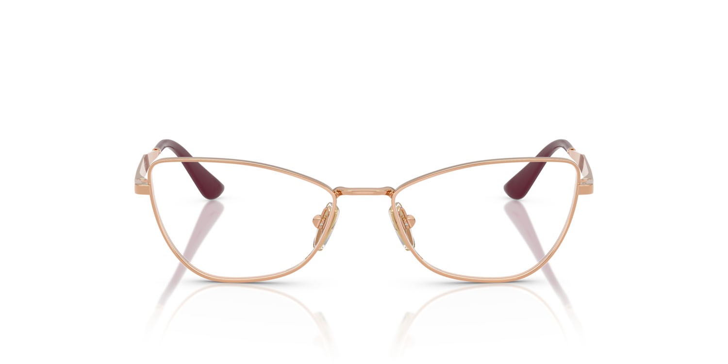 Eyeglasses Vogue VO 4333 (5152) color oro rose shape butterfly lenses lente demo