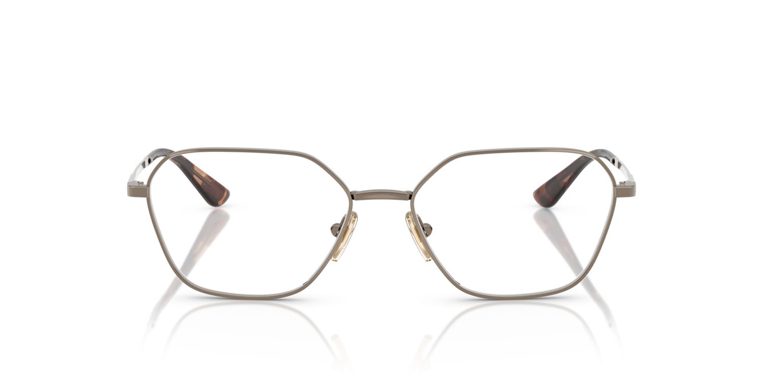 Eyeglasses Vogue VO 4334 (5138) color marrone chiaro shape irregular lenses lente demo