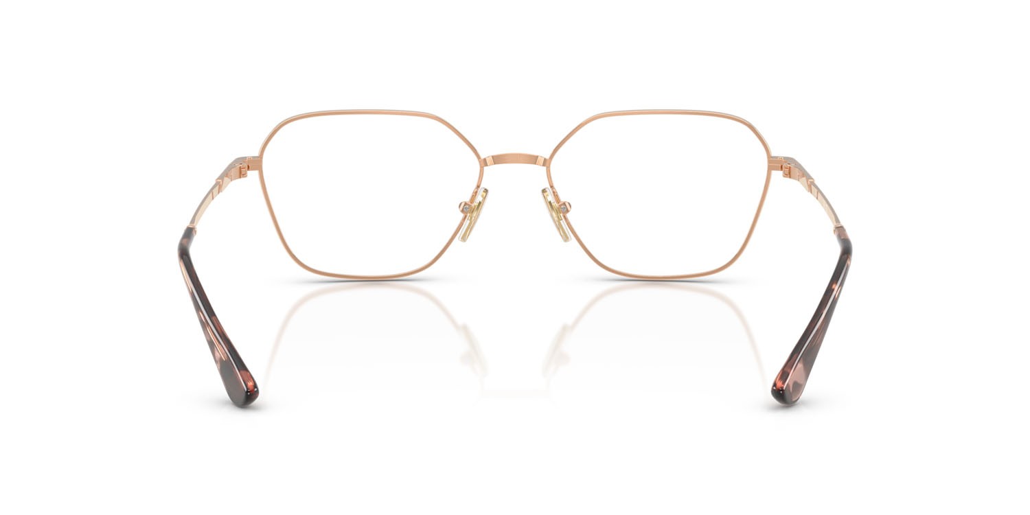 Eyeglasses Vogue VO 4334 (5152) color oro rose shape irregular lenses lente demo