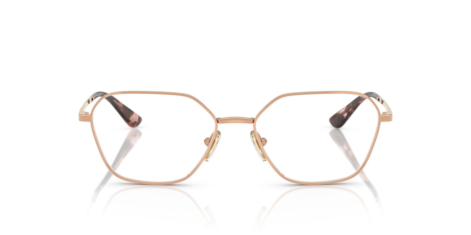 Eyeglasses Vogue VO 4334 (5152) color oro rose shape irregular lenses lente demo
