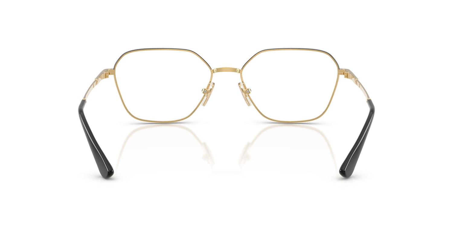 Eyeglasses Vogue VO 4334 (5210) color gold/top black shape irregular lenses lente demo