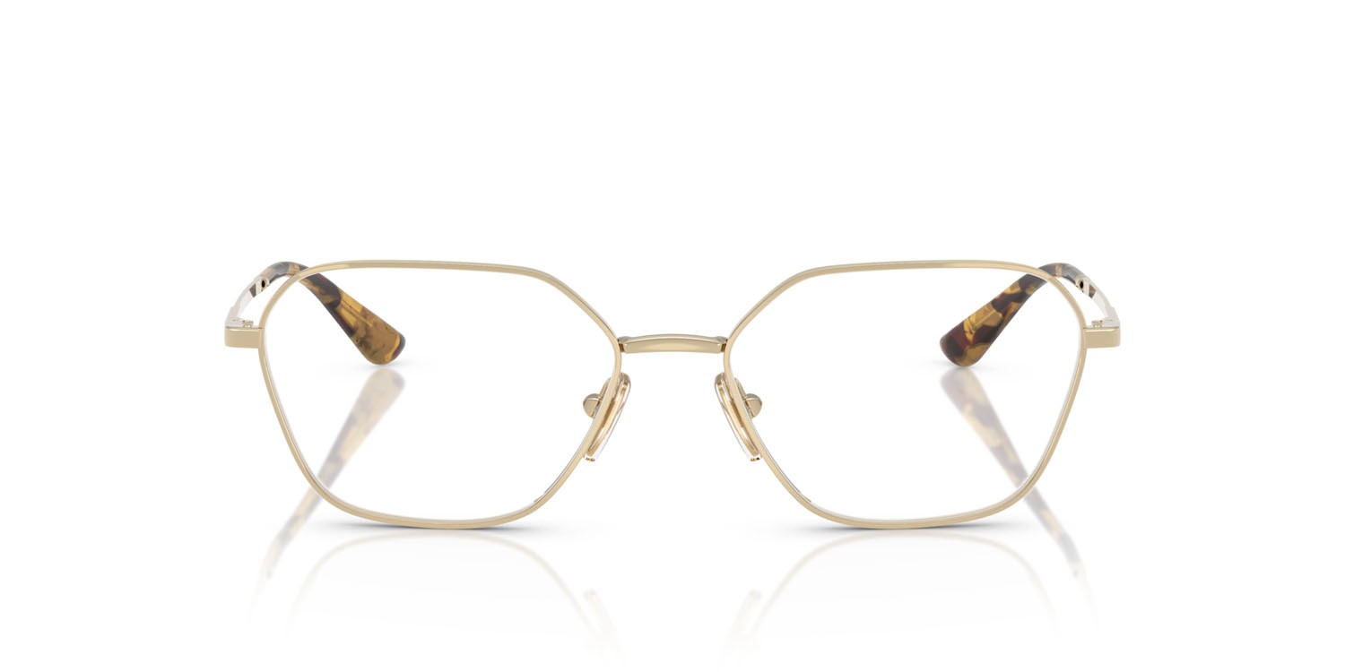 Eyeglasses Vogue VO 4334 (848) color oro pallido shape irregular lenses lente demo