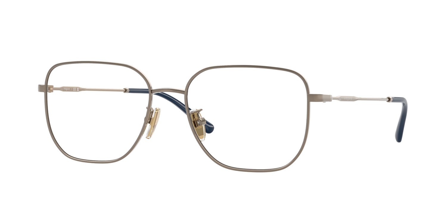 Eyeglasses Vogue VO 4335D (5138) color marrone chiaro shape square lenses lente demo