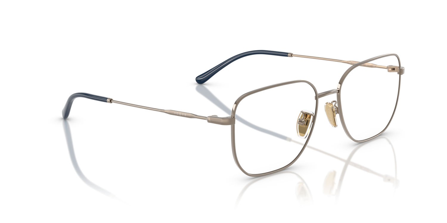 Eyeglasses Vogue VO 4335D (5138) color marrone chiaro shape square lenses lente demo