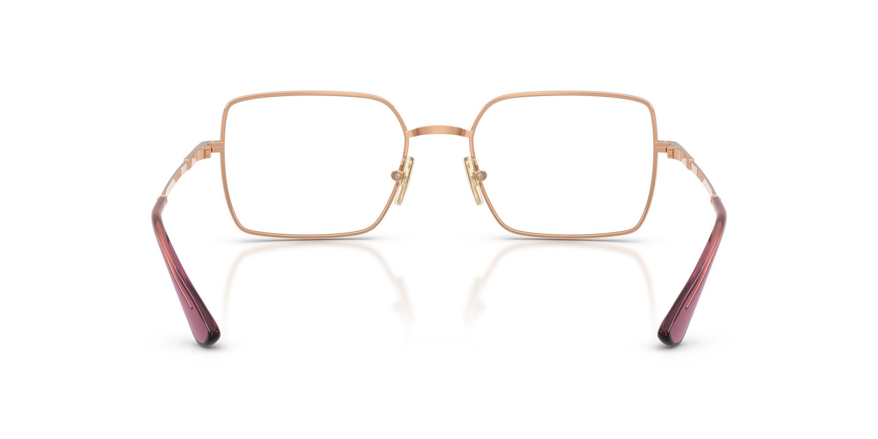 Eyeglasses Vogue VO 4340 (5152) color oro rose shape rectangle lenses lente demo