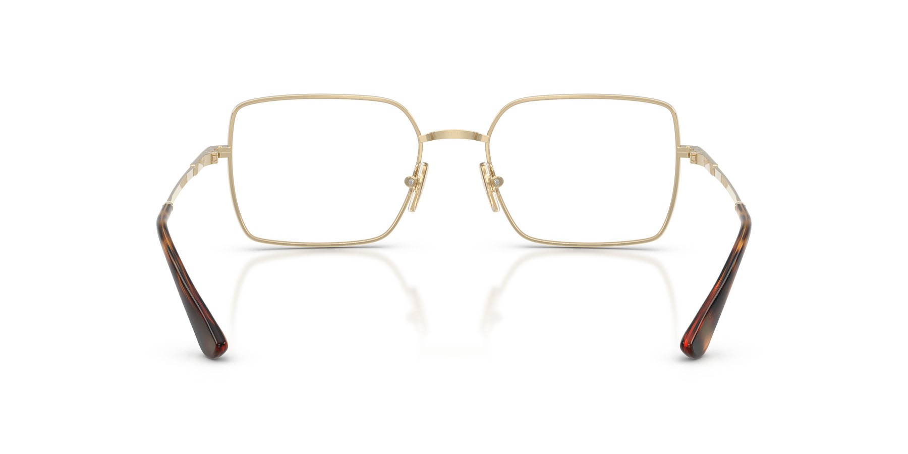 Eyeglasses Vogue VO 4340 (848) color oro pallido shape rectangle lenses lente demo