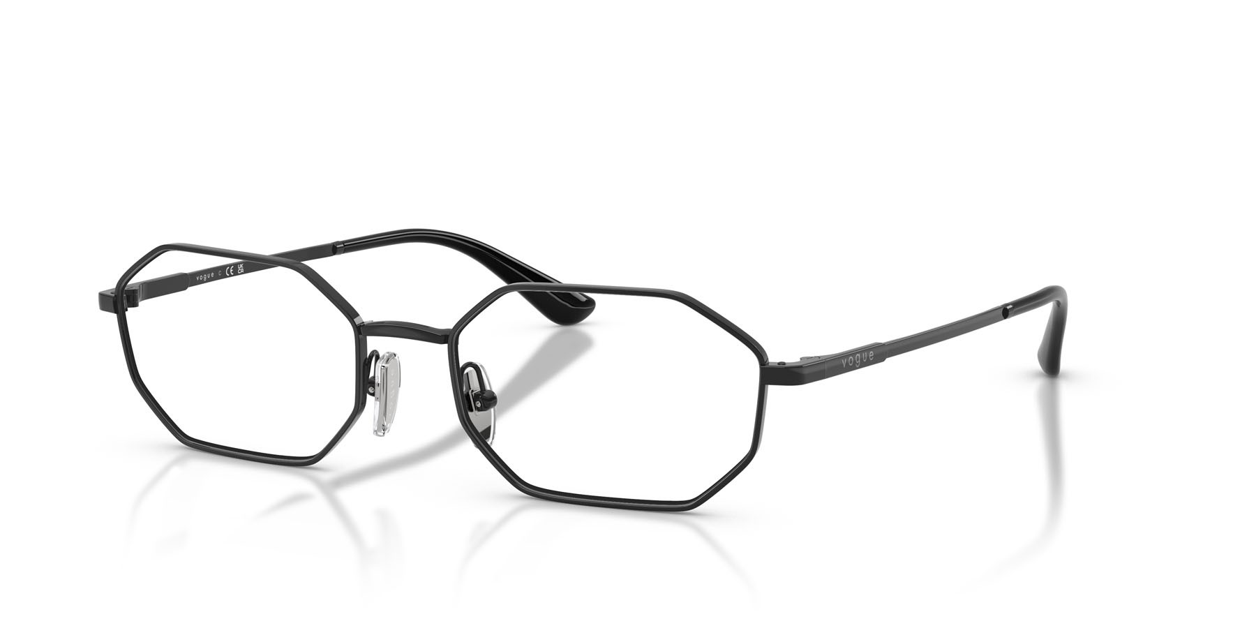 Eyeglasses Vogue VO 4341 (352) color nero shape irregular lenses lente demo