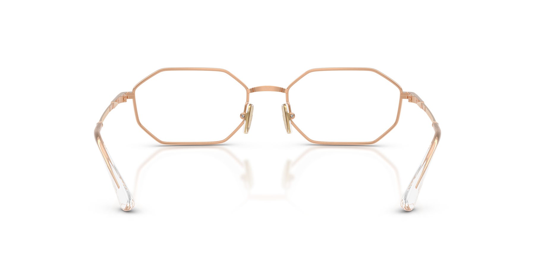 Occhiali da vista Vogue VO 4341 (5152) colore oro rose forma irregolare lenti lente demo