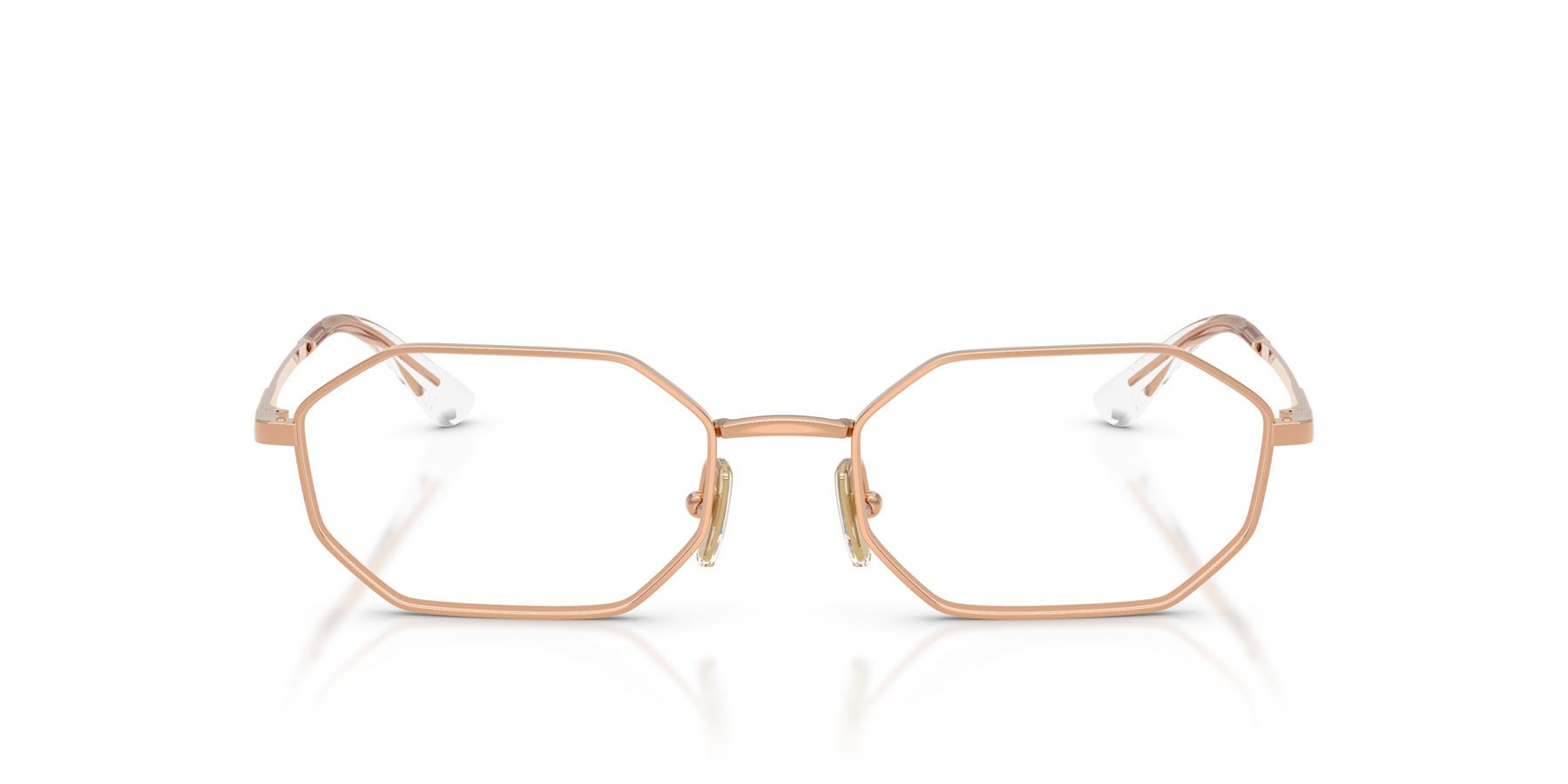 Occhiali da vista Vogue VO 4341 (5152) colore oro rose forma irregolare lenti lente demo