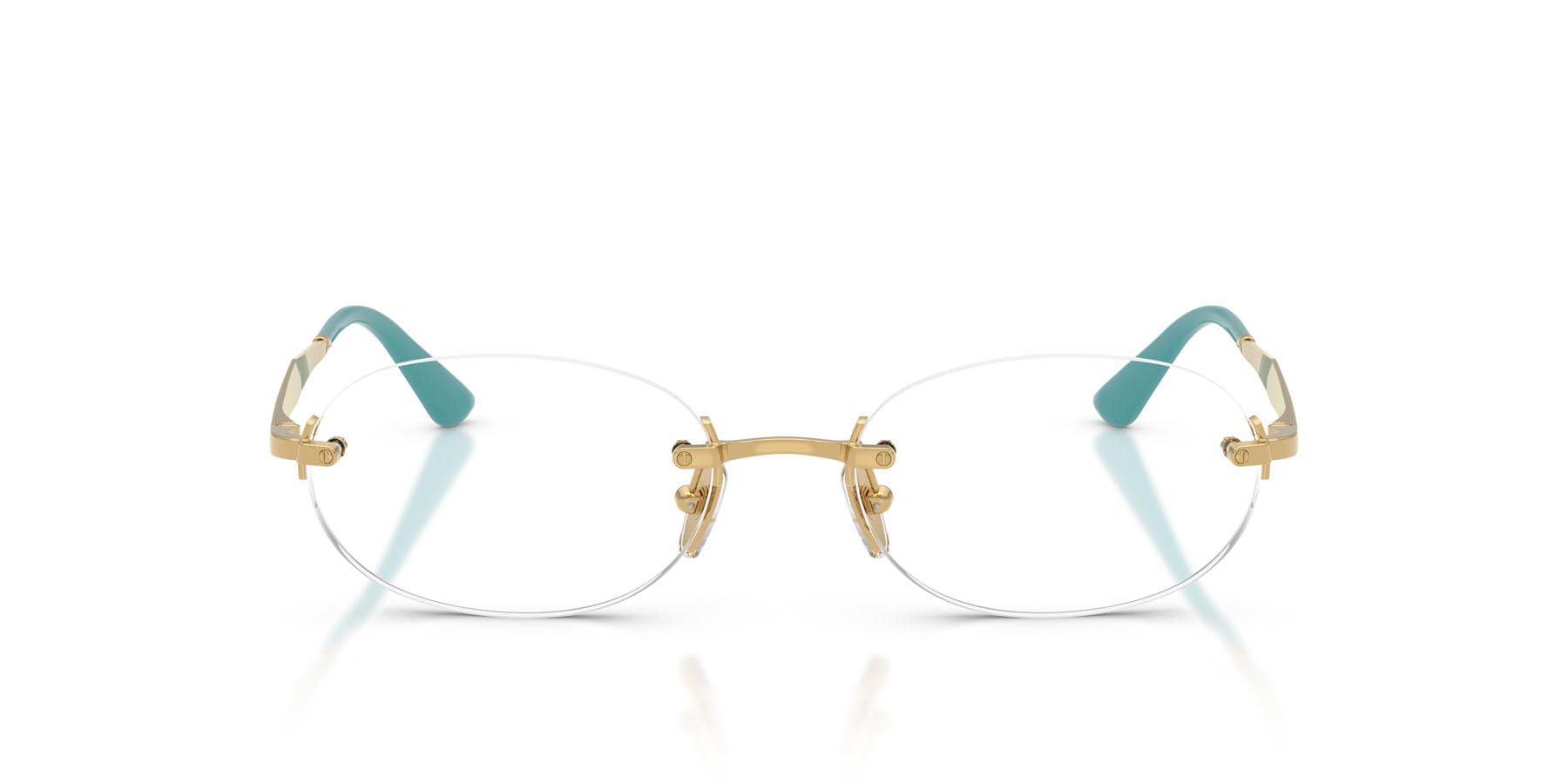 Occhiali da vista Vogue VO 4343 (280) colore oro forma ovale lenti lente demo