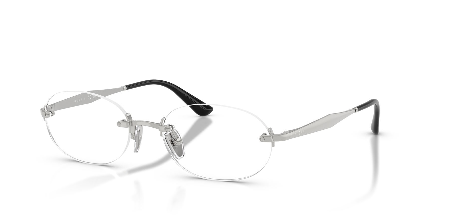 Eyeglasses Vogue VO 4343 (323) color argento shape oval lenses lente demo