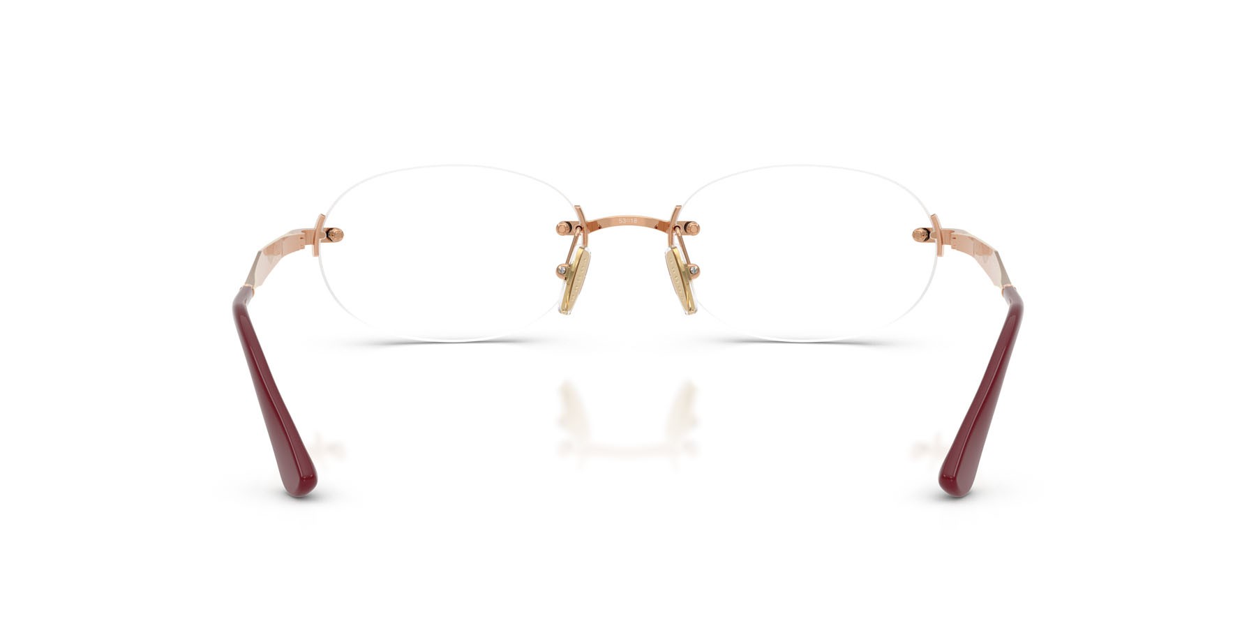 Occhiali da vista Vogue VO 4343 (5152) colore oro rose forma ovale lenti lente demo