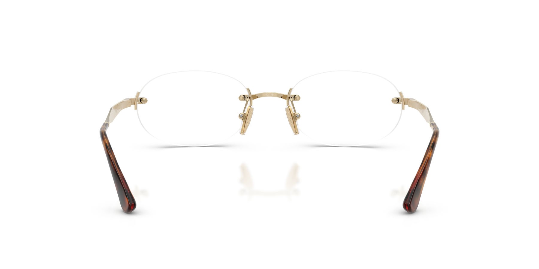 Eyeglasses Vogue VO 4343 (848) color oro pallido shape oval lenses lente demo