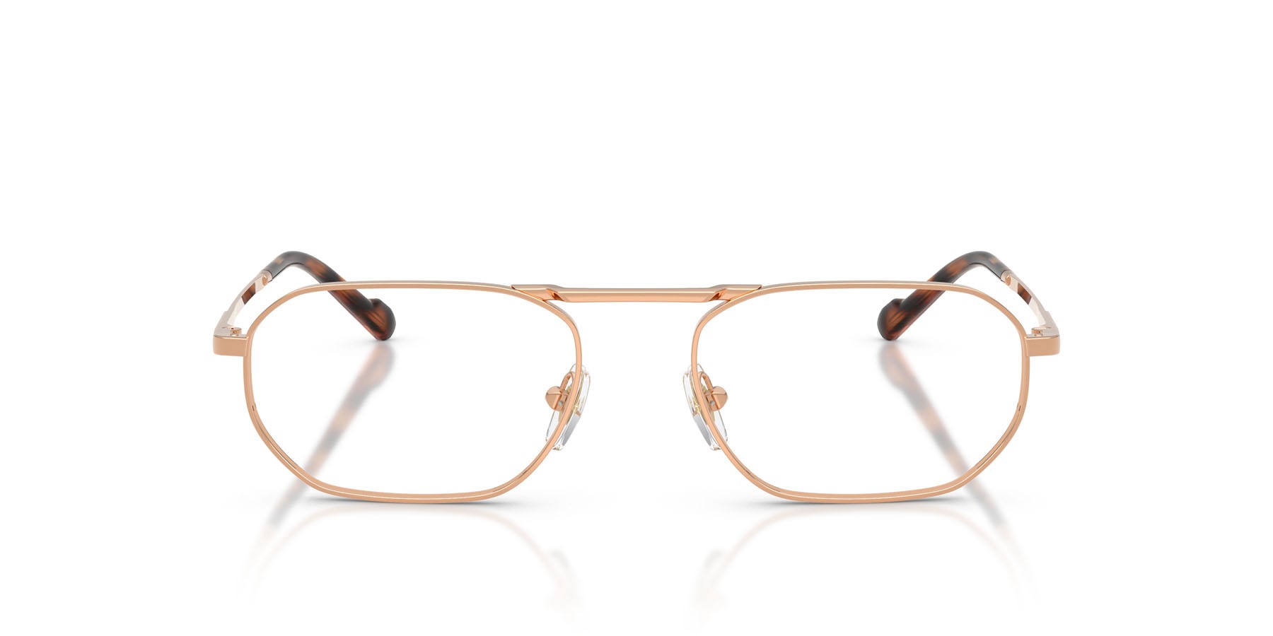 Eyeglasses Vogue VO 4347 (5152) color oro rose shape irregular lenses lente demo