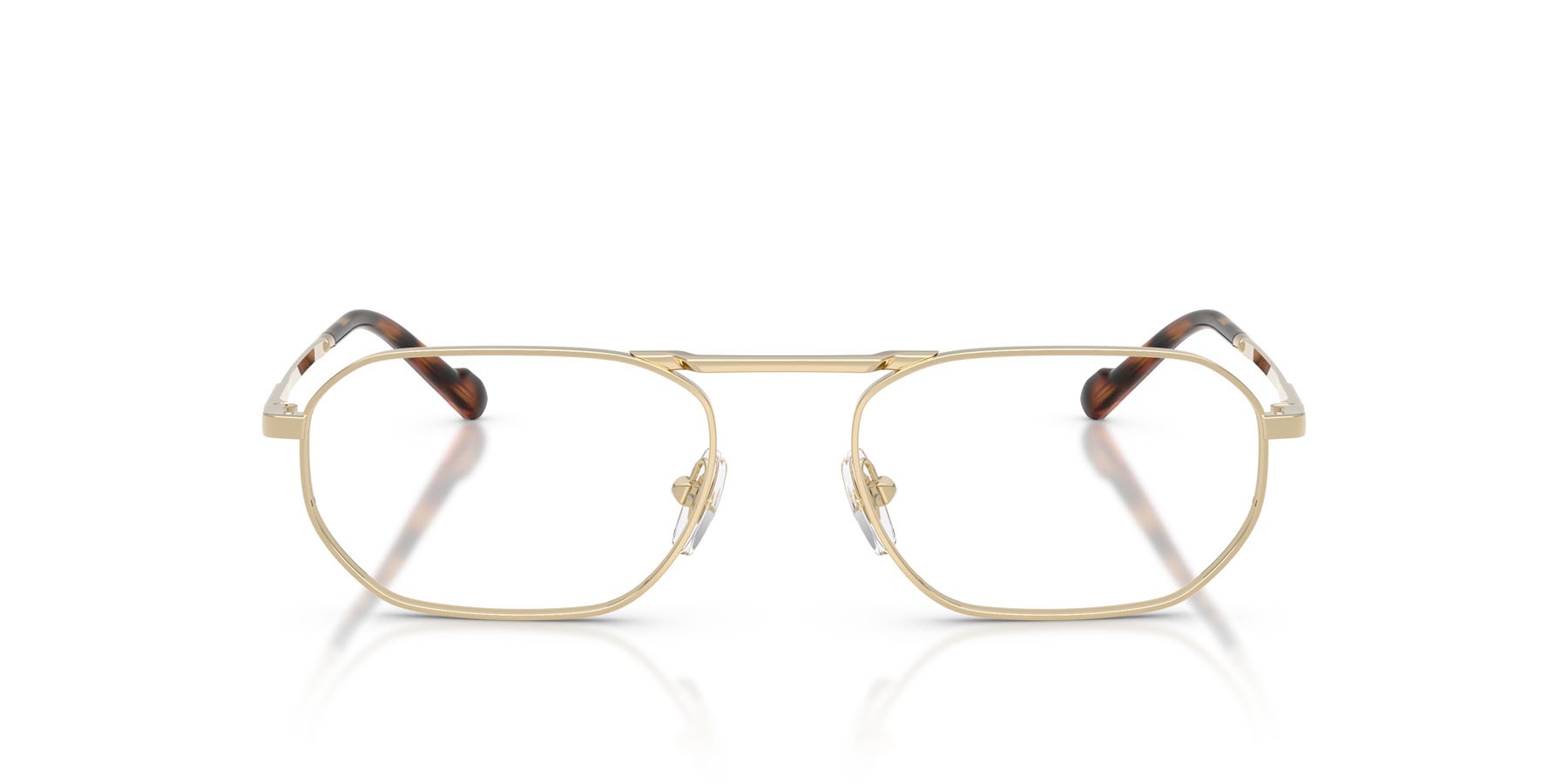 Eyeglasses Vogue VO 4347 (848) color oro pallido shape irregular lenses lente demo