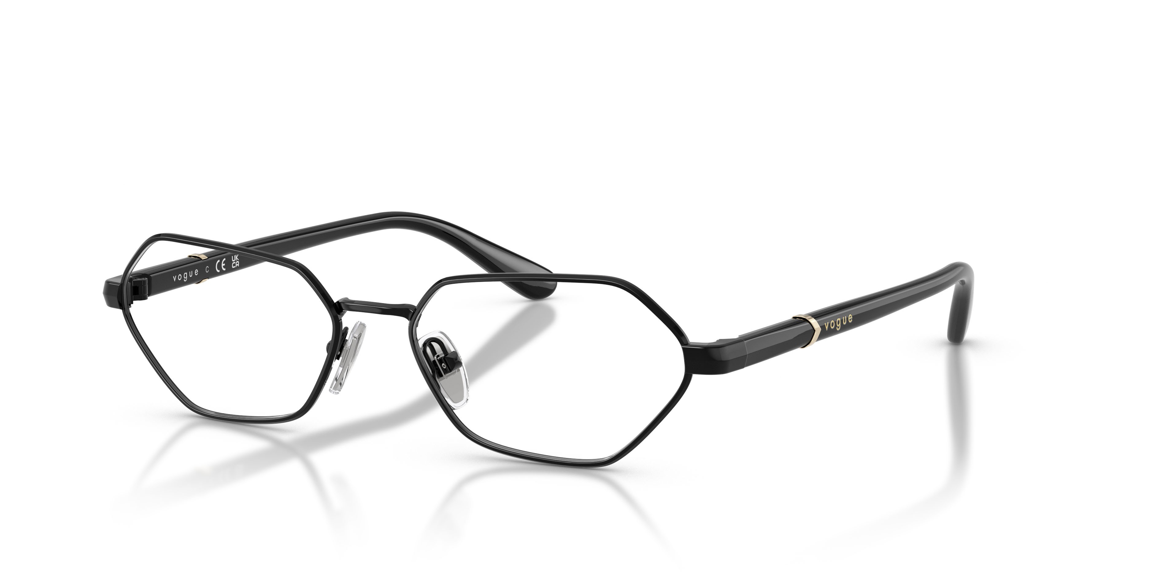 Eyeglasses Vogue VO 4350 (352) color nero shape butterfly lenses lente demo