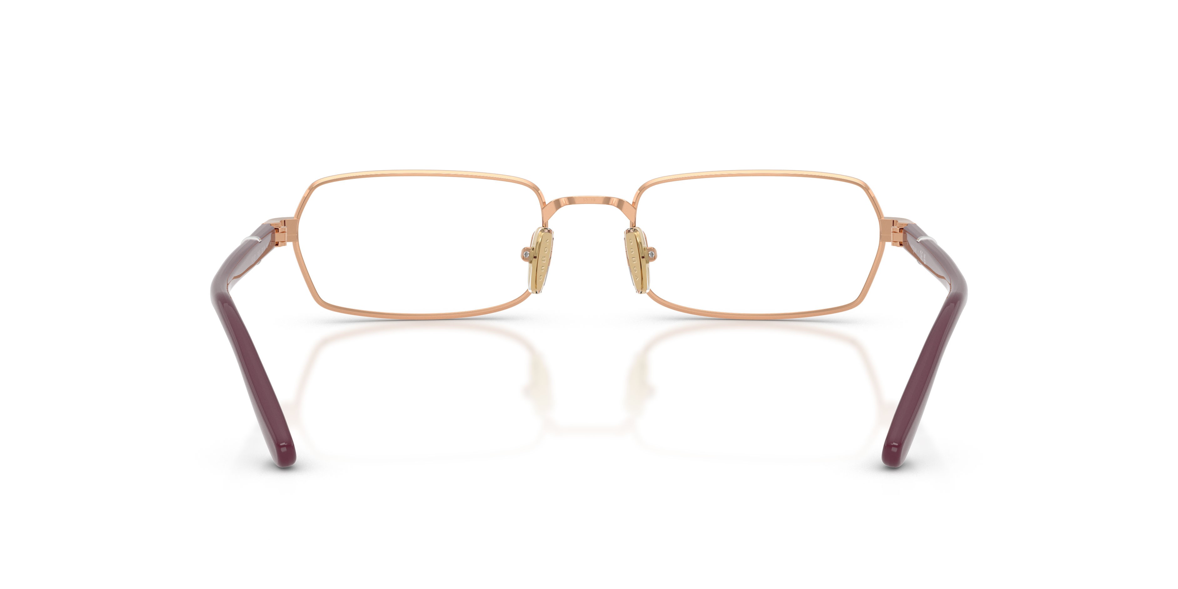 Occhiali da vista Vogue VO 4351 (5152) colore oro rose forma irregolare lenti lente demo