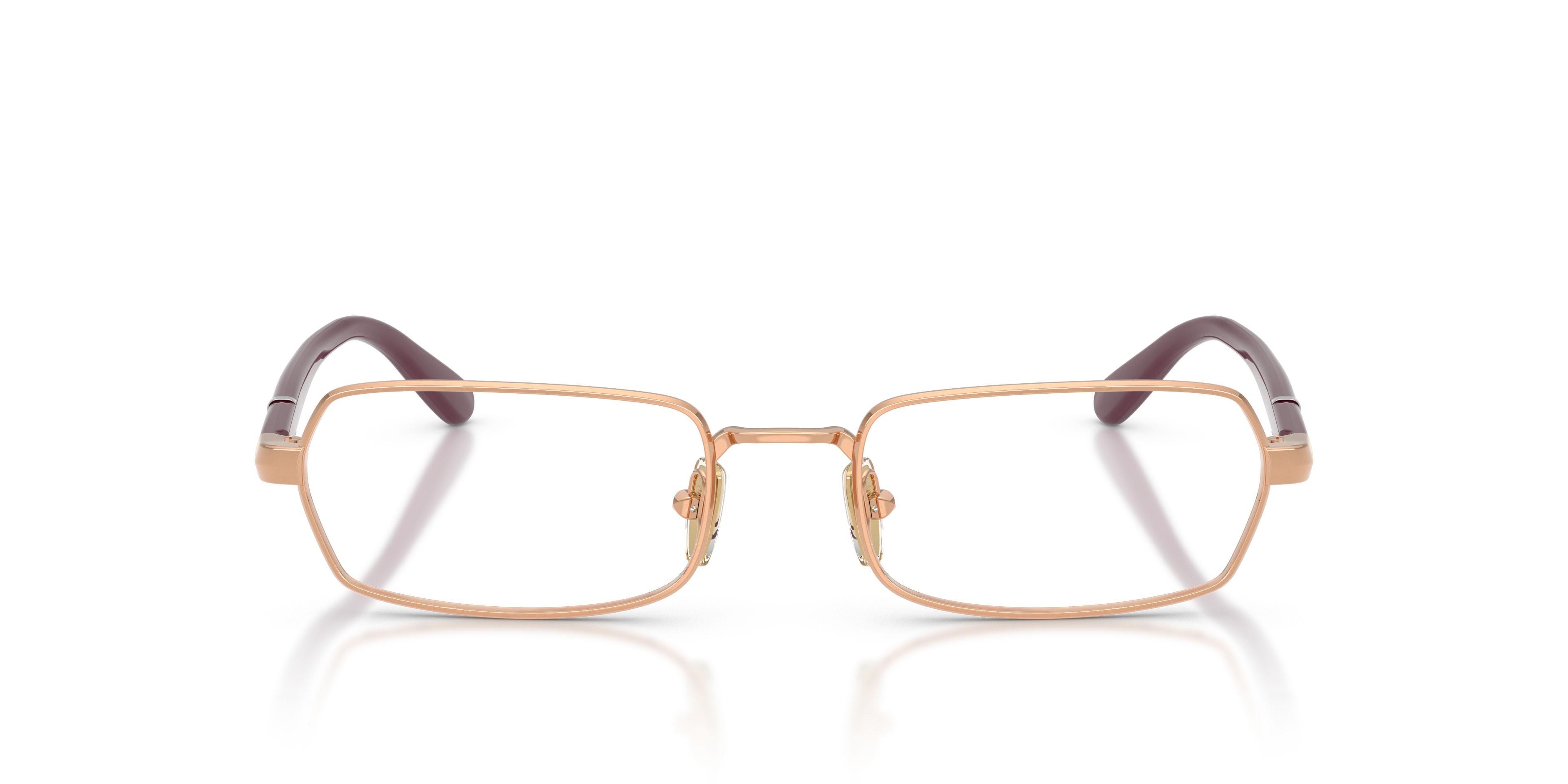 Occhiali da vista Vogue VO 4351 (5152) colore oro rose forma irregolare lenti lente demo