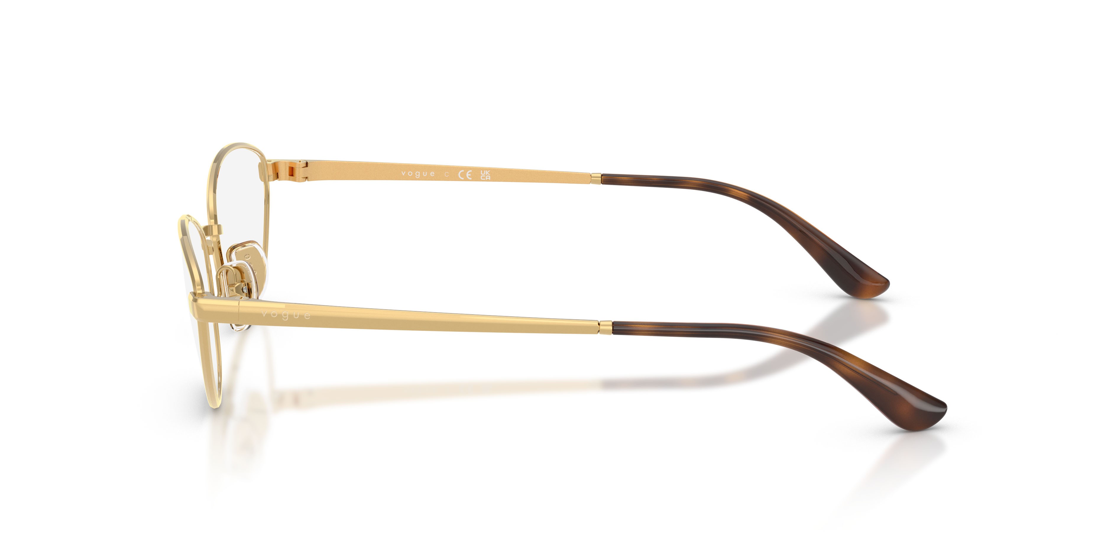 Occhiali da vista Vogue VO 4355 (280) colore oro forma farfalla lenti lente demo