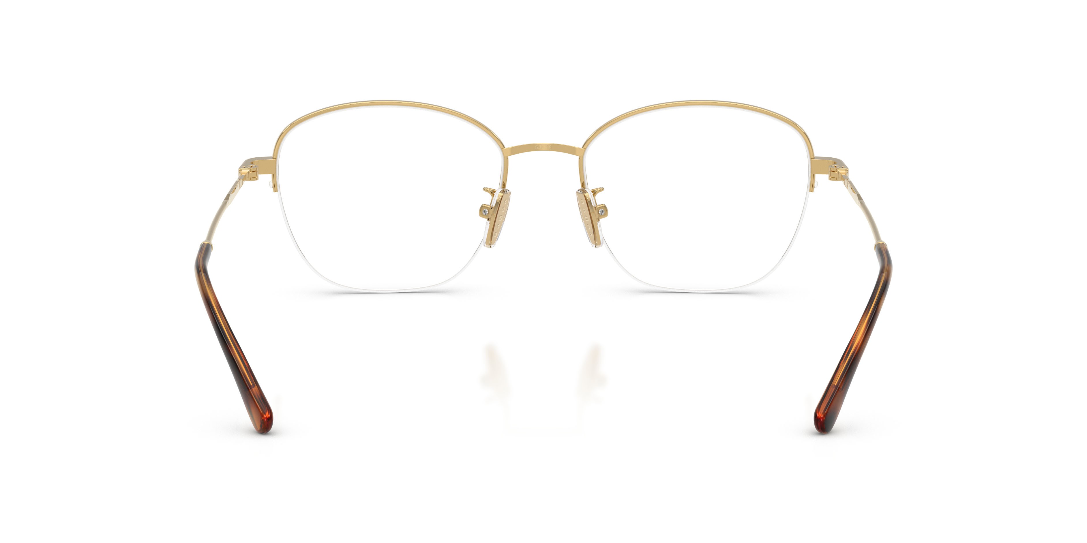Occhiali da vista Vogue VO 4357D (280) colore oro forma irregolare lenti lente demo