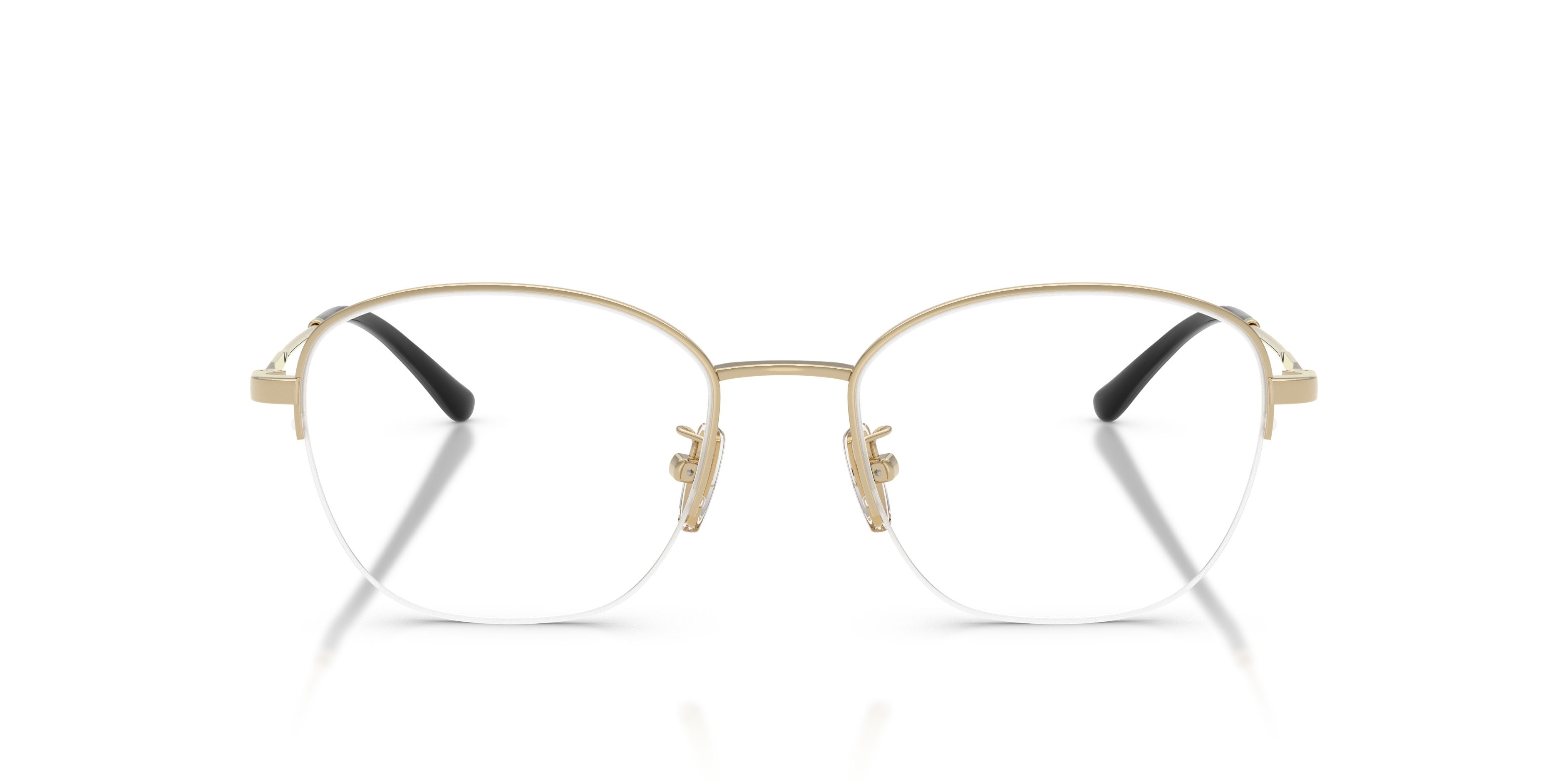 Eyeglasses Vogue VO 4357D (848) color oro pallido shape irregular lenses lente demo