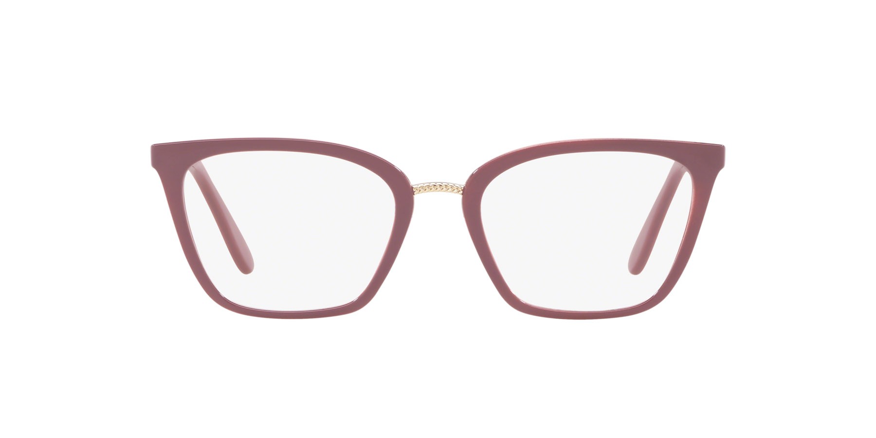 Brillen Vogue VO 5260 (2554) farbe top rosa/rosa trasparente form rechteckig gläser lente demo