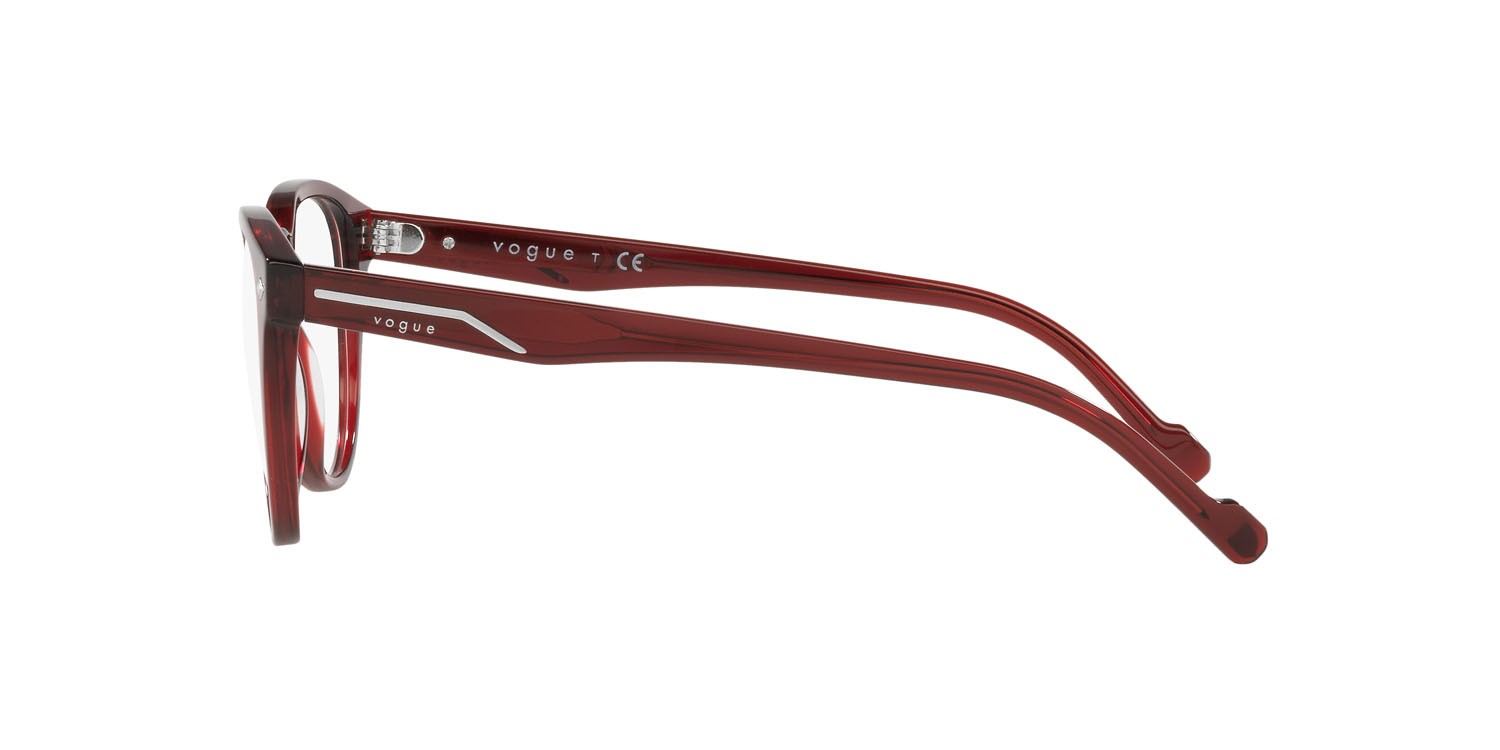Occhiali da vista Vogue VO 5382 (2924) colore bordeaux trasparente forma pantos lenti lente demo