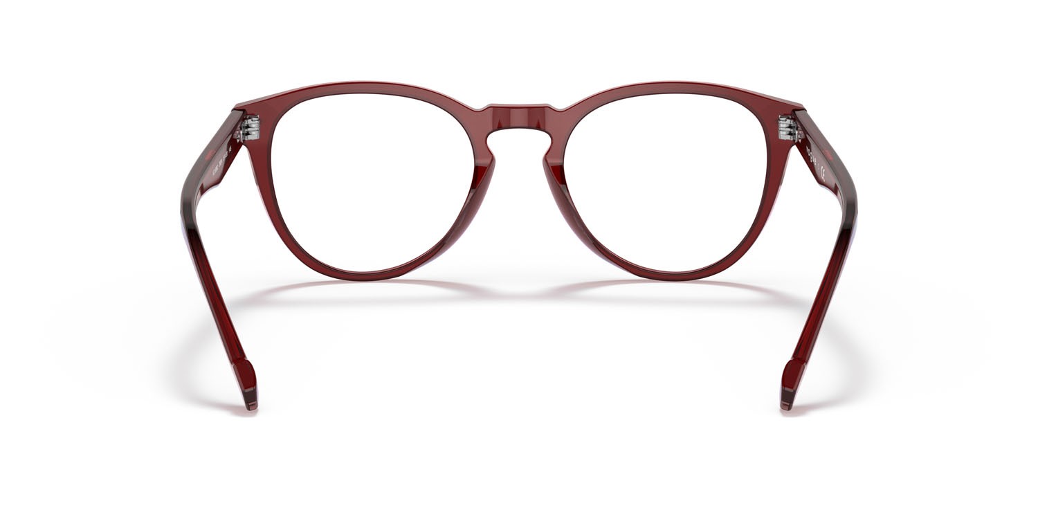 Occhiali da vista Vogue VO 5382 (2924) colore bordeaux trasparente forma pantos lenti lente demo