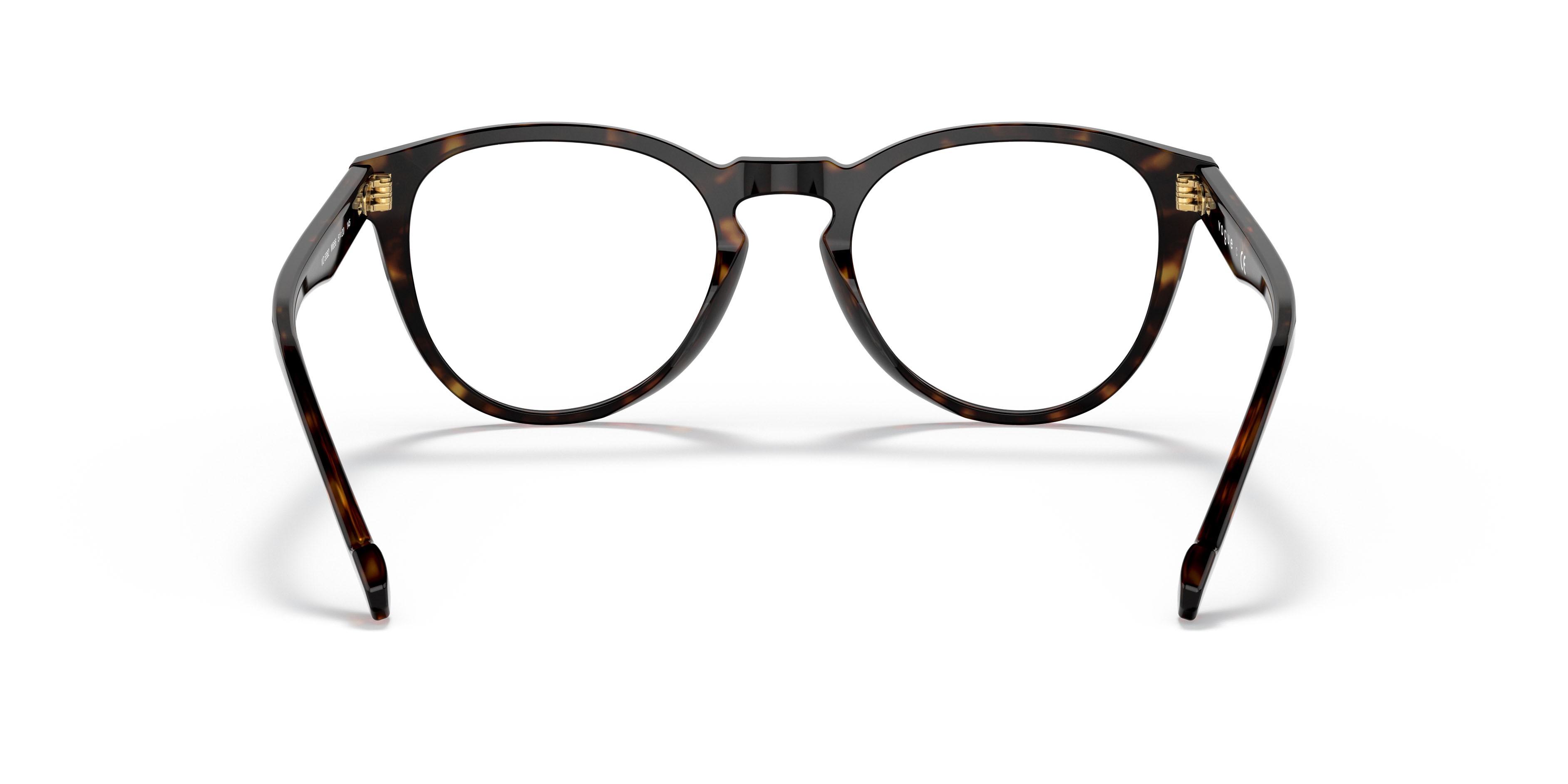 Brillen Vogue VO 5382 (W656) farbe havana scuro form pantos gläser lente demo