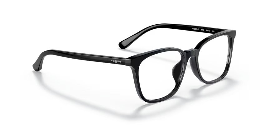 Eyeglasses Vogue VO 5399D (W44) color nero shape rectangle lenses lente demo
