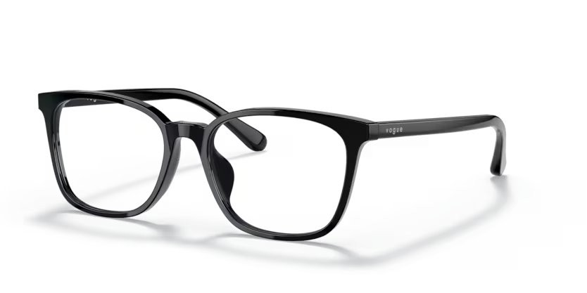 Eyeglasses Vogue VO 5399D (W44) color nero shape rectangle lenses lente demo
