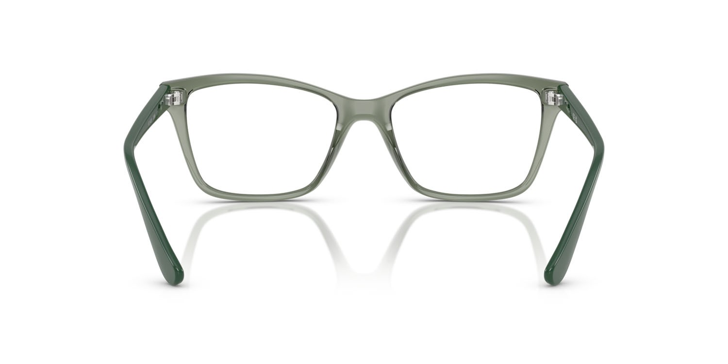 Eyeglasses Vogue VO 5420 (3086) color verde germano reale trasparente shape square lenses lente demo