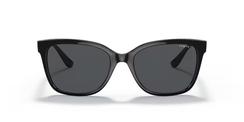 Sunglasses Vogue VO 5426S (W44/87) color black shape square lenses dark grey