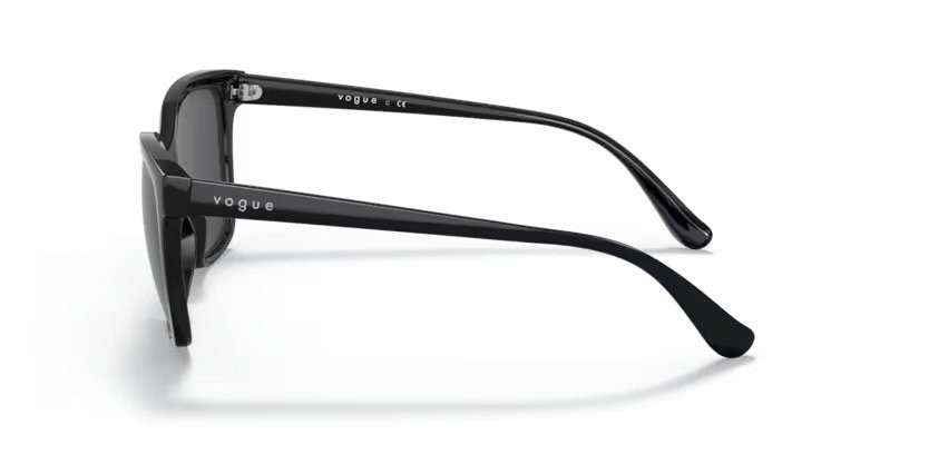 Sunglasses Vogue VO 5426S (W44/87) color black shape square lenses dark grey