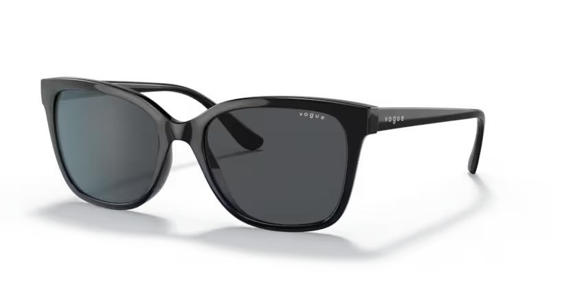 Sunglasses Vogue VO 5426S (W44/87) color black shape square lenses dark grey