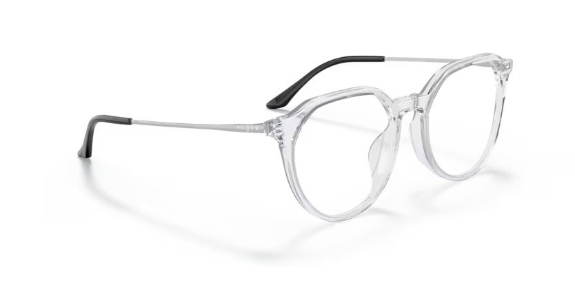 Eyeglasses Vogue VO 5430D (W745) color trasparente shape irregular lenses lente demo