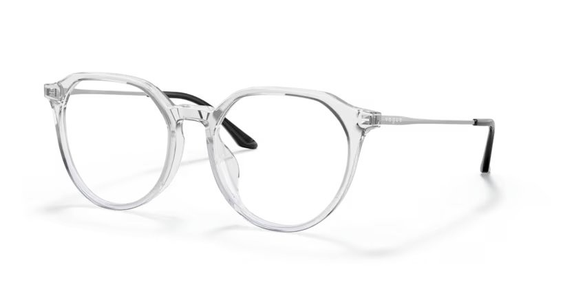 Eyeglasses Vogue VO 5430D (W745) color trasparente shape irregular lenses lente demo